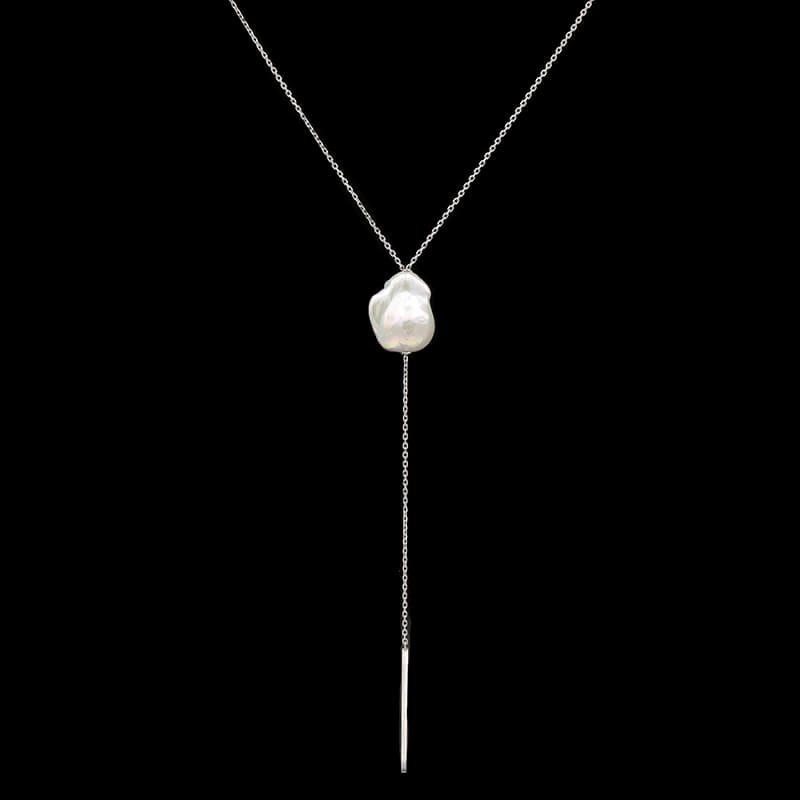 5/8 CT. T.W. Diamond Frame Station Lariat Necklace in Sterling Silver with  14K Rose Gold Plate - 26