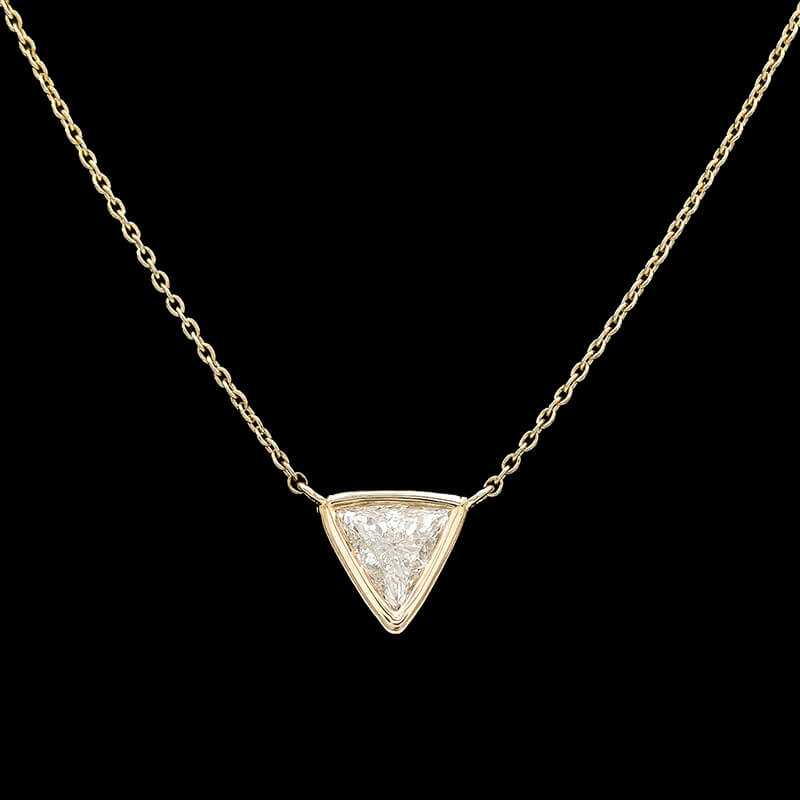 Trillion Diamond Pendant - Minichiello Jewellers