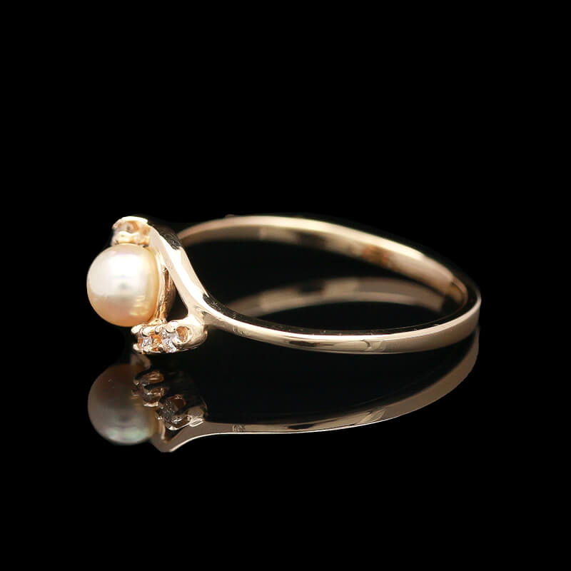 Cluster Of Pearl Ring - ABHIKA CREATION - 3715304