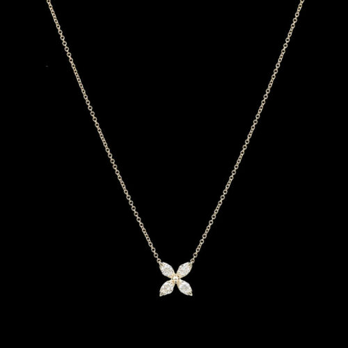 a necklace with a butterfly on it
