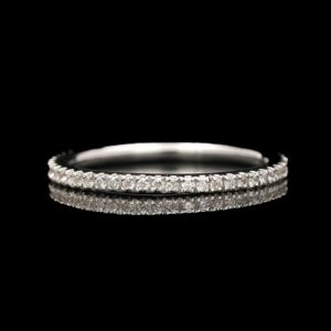 14k White Gold 0.27 CTW Diamond Eternity Band