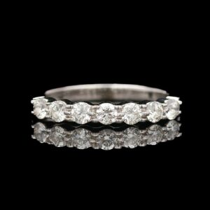 14k White Gold 0.50 CTW Diamond Band