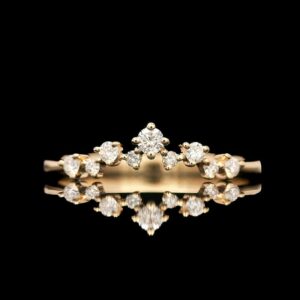 14k Yellow Gold 0.18 CTW Diamond Band