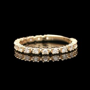 14k Yellow Gold 0.36 CTW Diamond Eternity Band