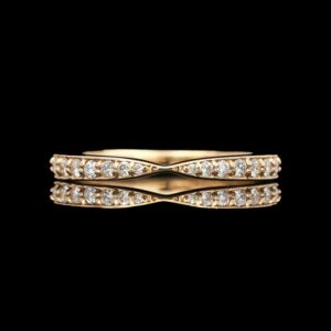 14k Yellow Gold 0.22 CTW Diamond Band