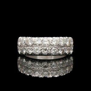 Vintage Platinum 1.80 CTW Diamond Band