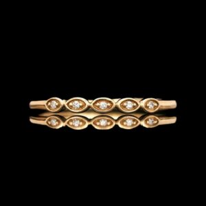 10k Yellow Gold 0.02 CTW Diamond Ring