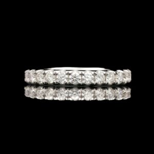 18k White Gold Diamond Eternity Band