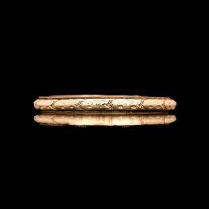 Antique 14k Yellow Gold Engraved Band