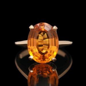14k Yellow Gold & Citrine Cocktail Ring