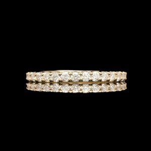 14k yellow gold 0.40 ctw diamond band