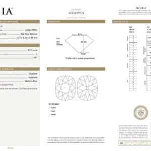 1.01 ct old mine brilliant l/vs1 with gia report, matched pair with dm538