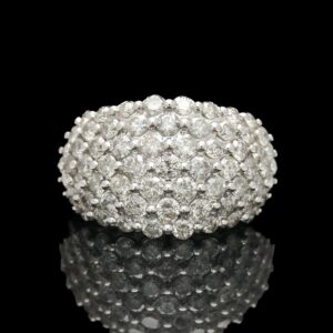 10k white gold 2.92 ctw diamond ring
