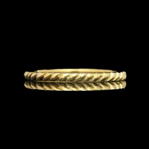 18k Yellow Gold Twist Band