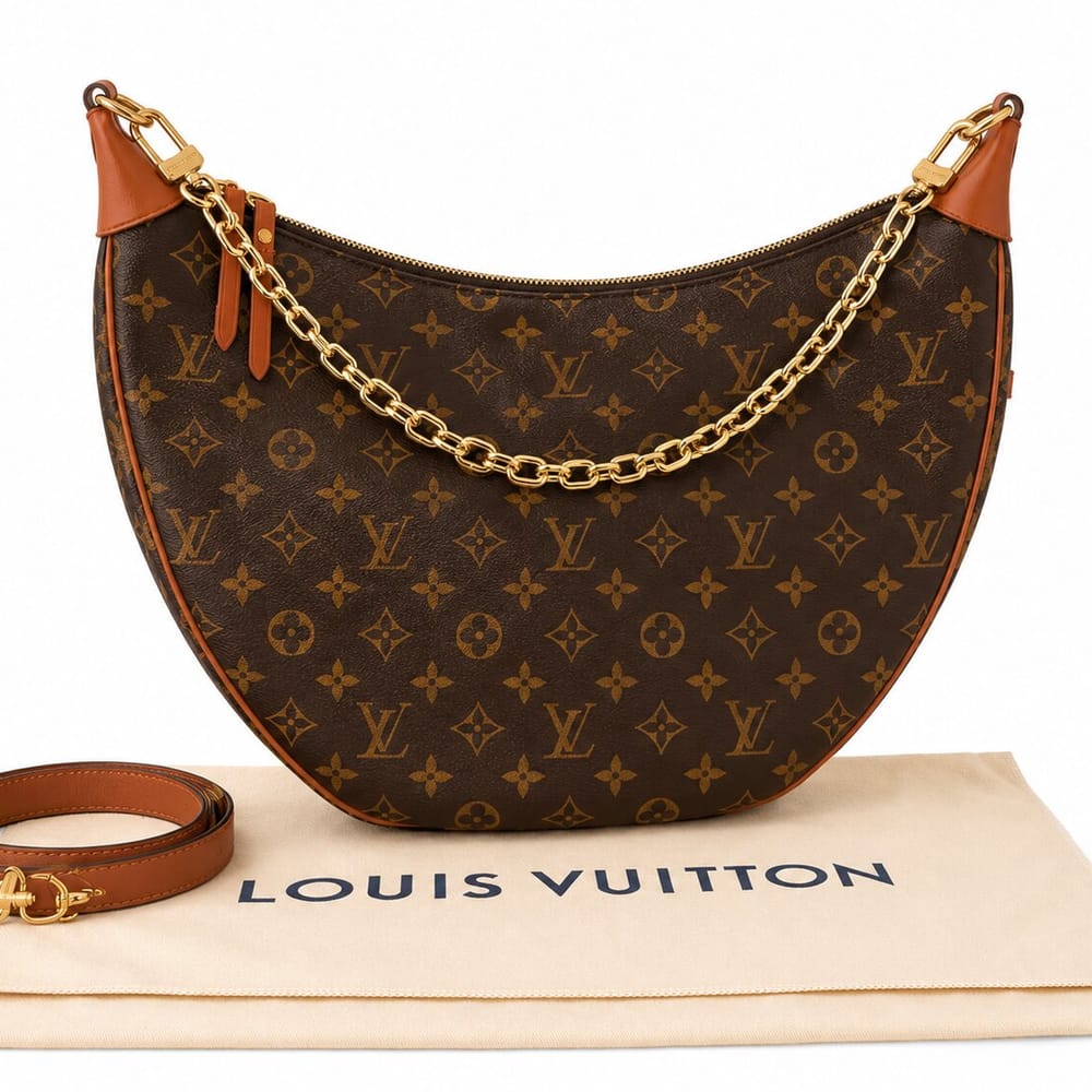 Louis Vuitton Loop Hobo Bag in Monogram Canvas, with Box
