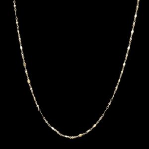 14k Rose Gold Fancy Link Necklace