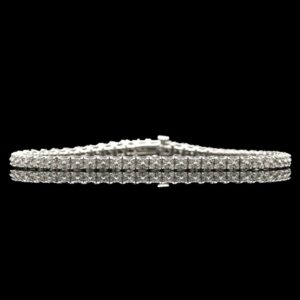 14k White Gold 1.87 ctw Diamond Tennis Bracelet