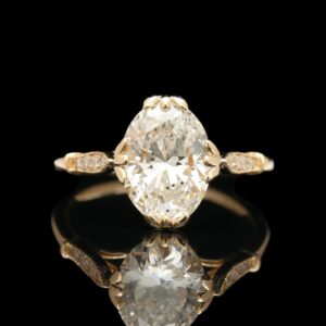 14k Yellow Gold 2.70 ctw Lab Grown Diamond Ring