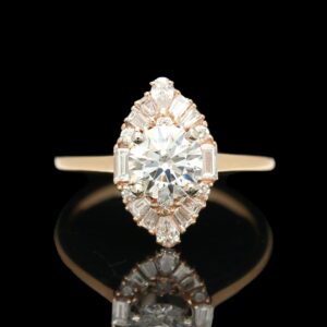 14k Yellow Gold 1.50 ctw Lab Grown Diamond Ring