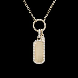 Shy Creations 14k Yellow Gold 0.18 ctw Diamond Heart Station Necklace, 2.7 grams, 18" (copy)